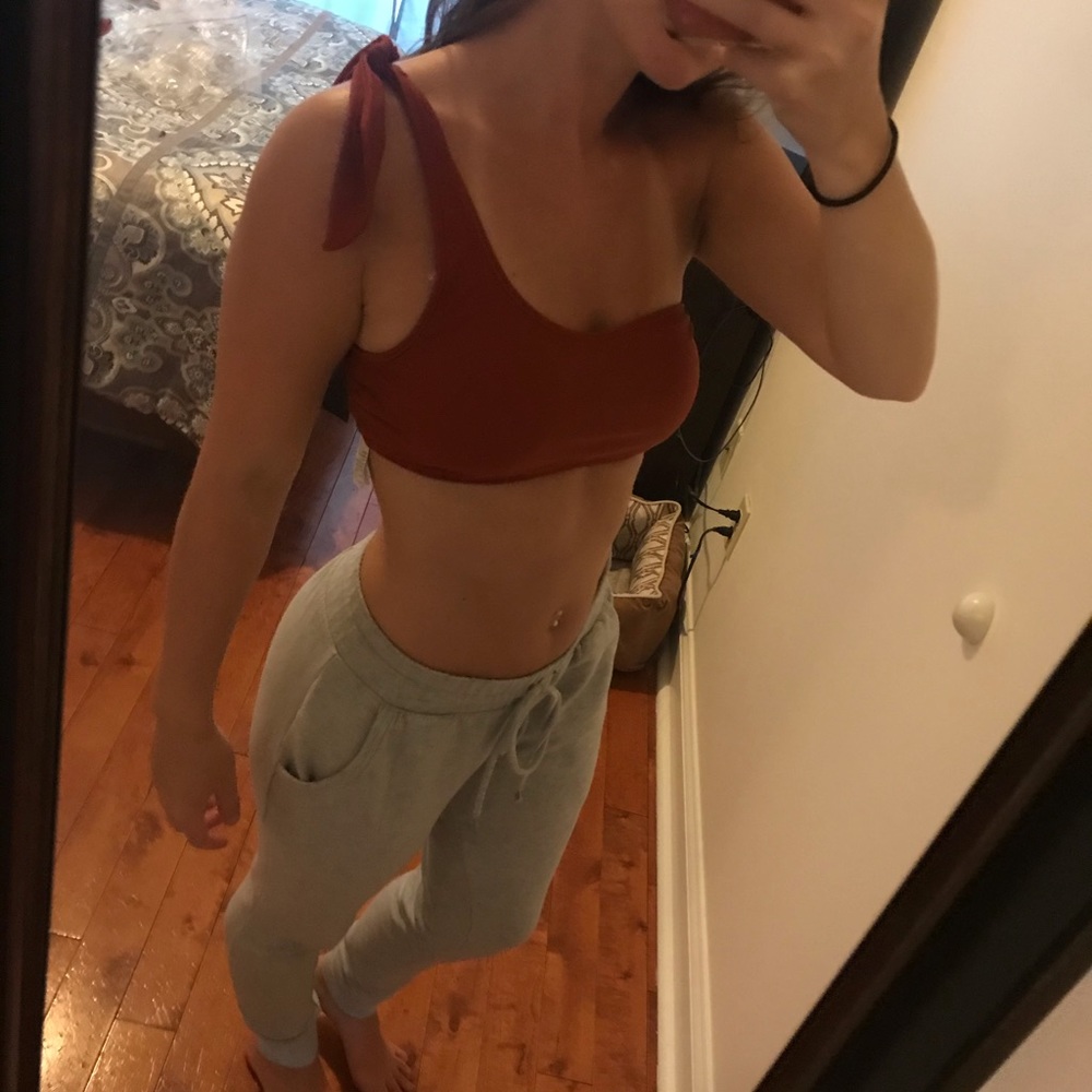 NW Abercrombie & Fitch one shoulder bikini top